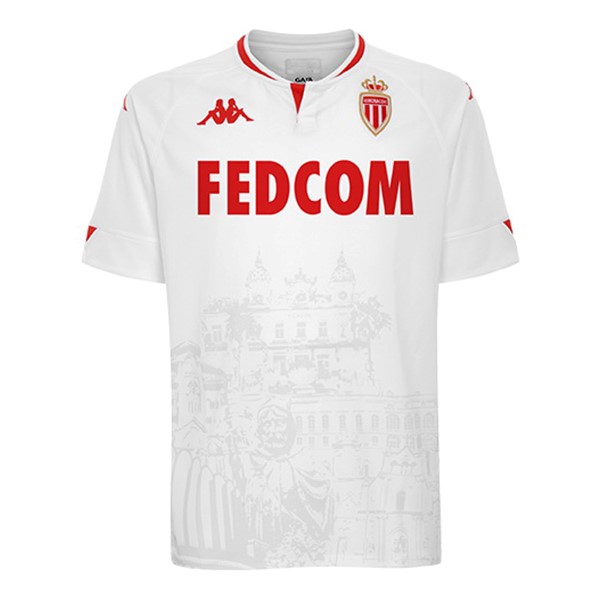 Tailandia Camiseta AS Monaco 3ª 2020-2021 Blanco